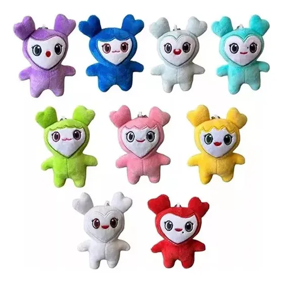 Muñeca de peluche Twice Momo, llavero de felpa, 9 piezas de colores, 9 piezas