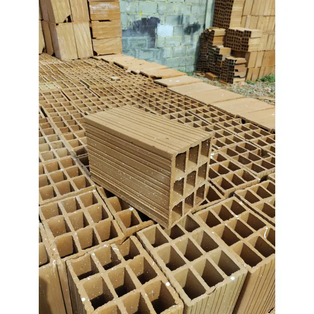 Bloque De Arcilla De 15x20x30. Rojos
