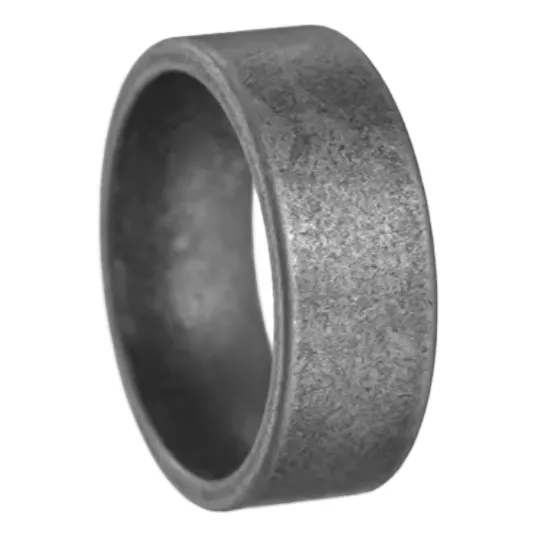 Anillo De Acero Envejecido Vikingo