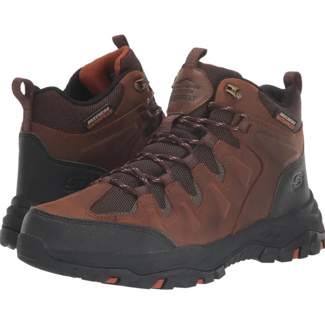 Botas Zapatos De Senderismo Skechers De Cuero Impermeables