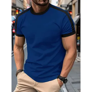 Camiseta De Manga Curta Estampada Em Los Angeles Com Gola .