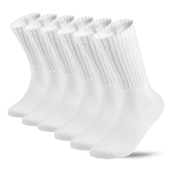 6pcs Calcetines 100% Algodón Deporte Antisudor Transpirable