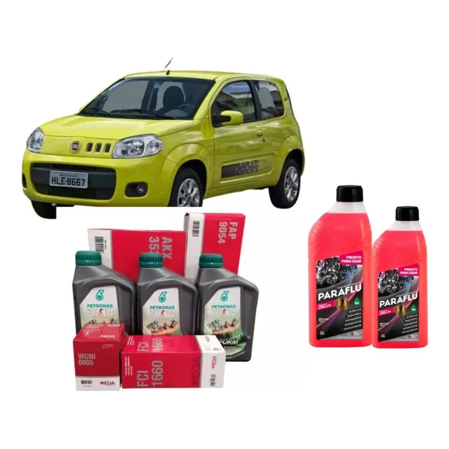 Kit Troca Óleo Selenia 5w30 Fiat Novo Uno Evo 1.0 +2l Aditiv