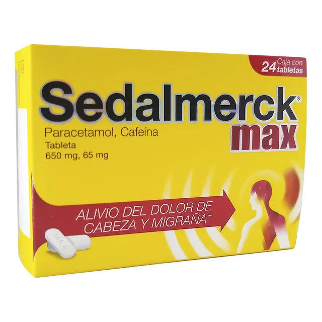 Sedalmerck Max, Caja Con 24 Tabletas