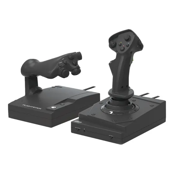Controle de Vídeogame Joystick De Voo Para Pc, Xbox One/series X/s - Hori Cor Preto