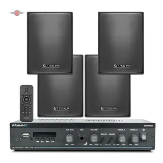 Som Ambiente Bluetooth Frahm Slim 1600 Sd Mas 4 Caixas Ps200 Som Ambiente Bluetooth Frahm Slim 1600 Sd Mas 4 Caixas Ps200