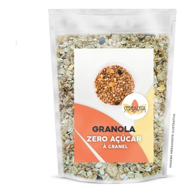Granola Sem Açúcar 2kg - Low Carb - Qualidade Premium