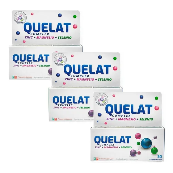 Suplemento Framingham Pharma Complex Quelat 3 packs x 30 un