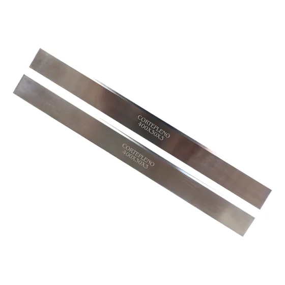 Facas Para Desengrosso De Madeiras 40 X 3 Cm    2 Peças