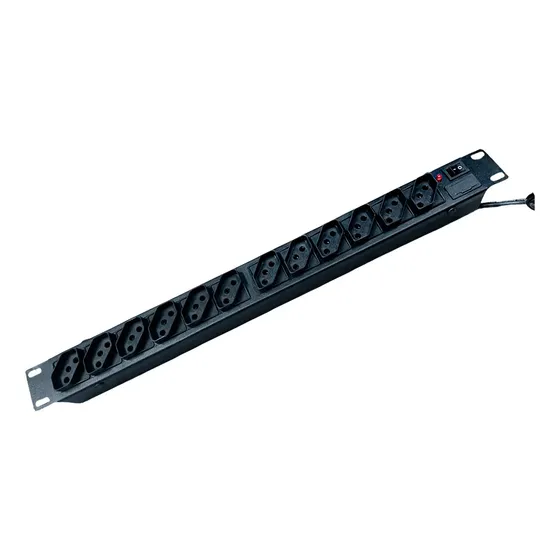 Filtro de Linha para Rack 19" com 12 Tomadas Bivolt e Proteção