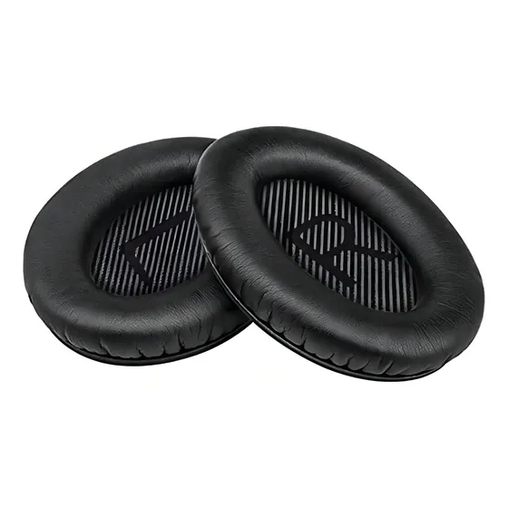 Espumas Almofadas Compatível com Bose Qc25 Qc35 Qc15 Qc45 Ae2 Cor Preto LR Preto