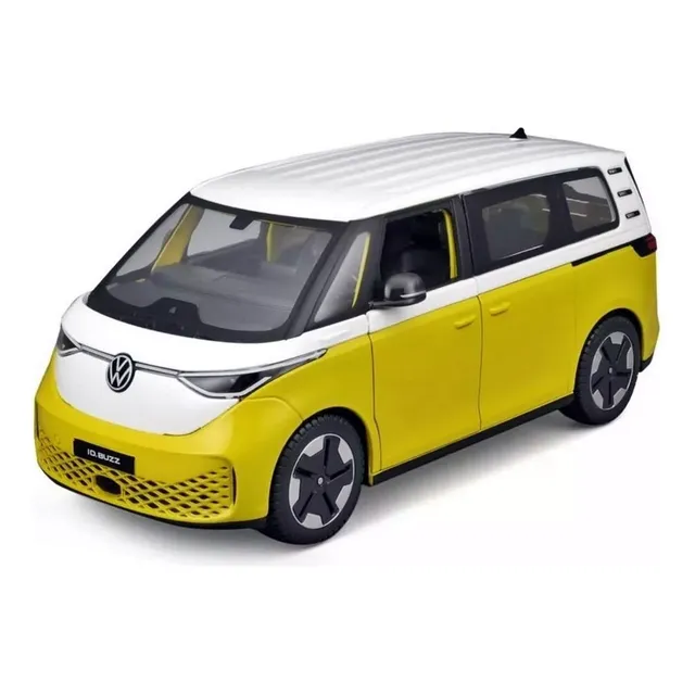 Miniatura Furgoneta Vw Id Buzz Minibus 2023 1:24 Maisto Yellow