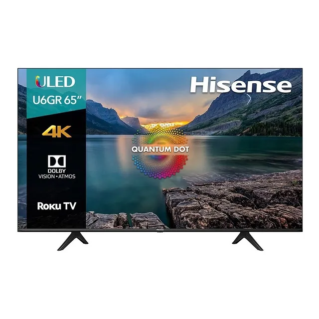 Smart Tv Hisense 65U6GR de 65" con pantalla ULED 4K
