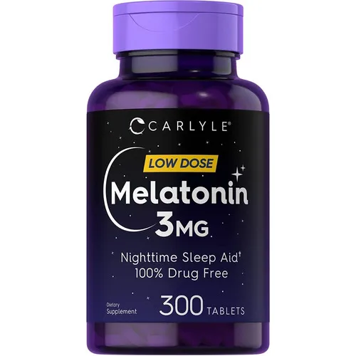 Melatonina 300 Capsulas 3mg Dormir Mejor Eg M45 Sabor Nd