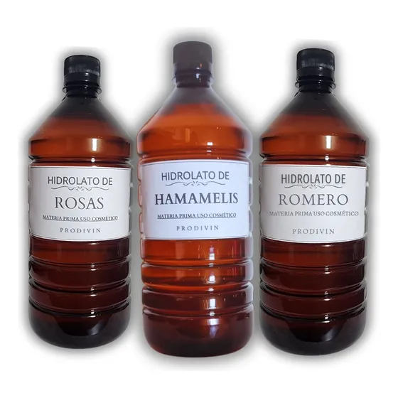 Hidrolatos Aguas - Rosas-romero-hamamelis 1l C/u Cosmética