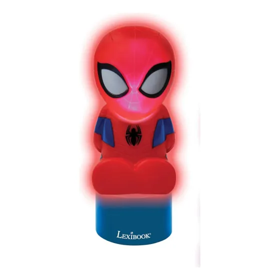 Veladora 3d Spiderman Luz Led Parlante Lexibook Hombre Araña