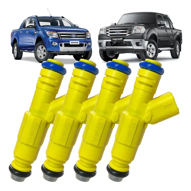Kit 4 Bico Injetor Ranger 2.3 16v Ano 2009 Cód  0280156205