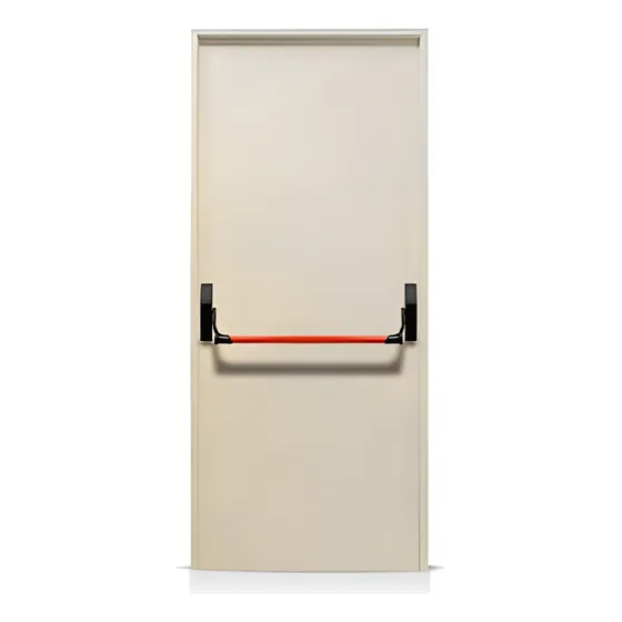 Puerta Chapa 18 Inyectada Lisa Ciega 090 Barra Antipánico