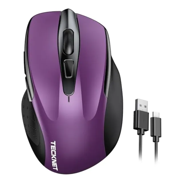 Tecknet Ratón Inalámbrico Recargable, Mouse