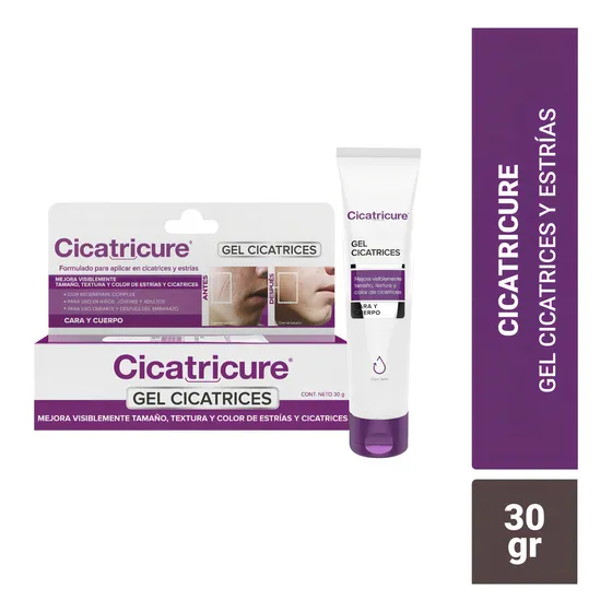 Cicatricure Gel Desvanecedor de Cicatrices y Estrías 30g