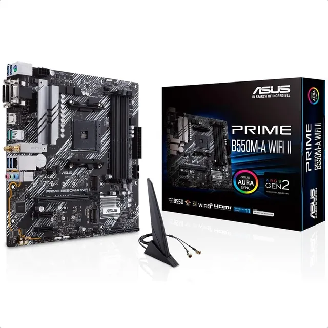 Tarjeta Madre Asus Prime B550m-a Wifi Ii Ddr4 Pci-e Hdmi Am4