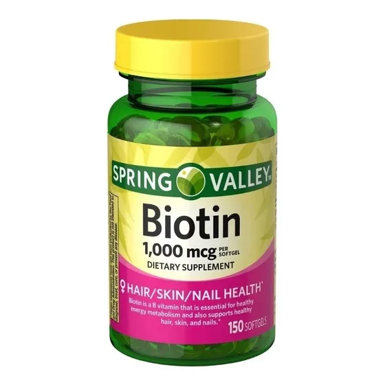 Spring Valley Biotin Cabello Uñas Piel 150 Softgels Tienda