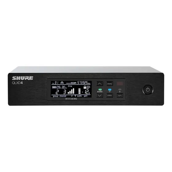 Receptor De Microfone Sem Fio Shure Qlxd4-l50