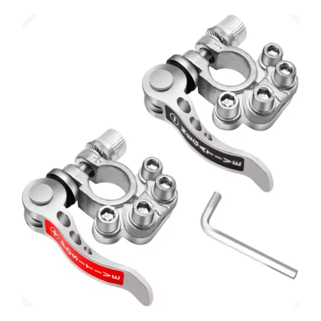 Kit 2 Conector Terminal Reforçado Bateria Engate Rápido Auto