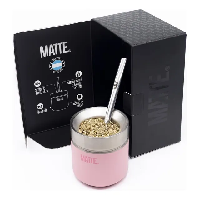 Matte Ds Pro + Bombilla En Acero Inoxidable