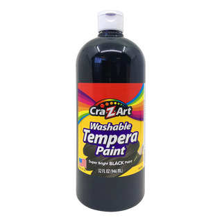 Paint Cra-z-art, Témpera Lavable, Color Negro, 946 Ml, Para Paint Cra-z-art, Témpera Lavable, Color Negro, 946 Ml, Para