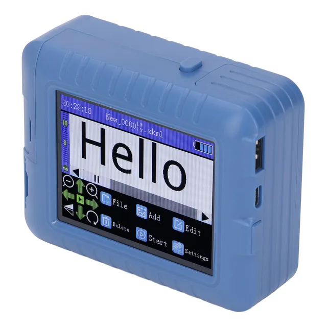 Impresora Qr De Inyección De Tinta De 3,5 Pulgadas, 12,7 Mm,