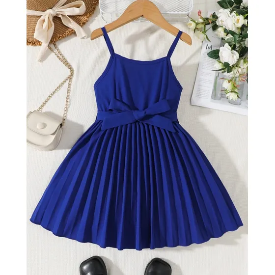 Vestido De Tiras Con Lazo