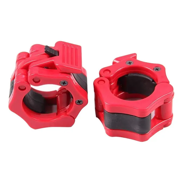 Collarin Gancho Nylon De Seguridad Barra Olimpica Crossfit 