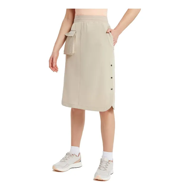 Baleaf Falda Larga Casual Bolsillo Para Mujer Abertura 26.5 