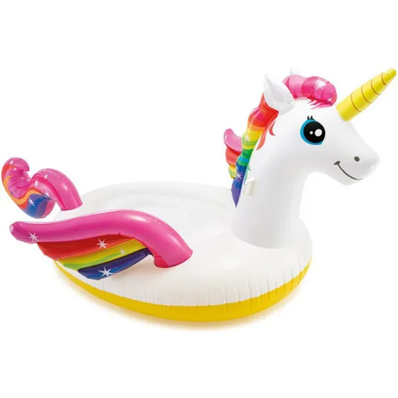Boia Inflável Fashion Bote Unicórnio Gigante 251cm - Intex