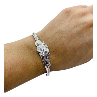 Pulsera De San Judas Tadeo Dije Al Centro (deperlá Plata) Pulsera De San Judas Tadeo Dije Al Centro (deperlá Plata)