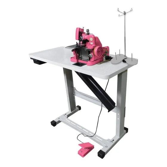 Máquina De Costura Overlock Semi Industrial  Gn-1 Com Mesa