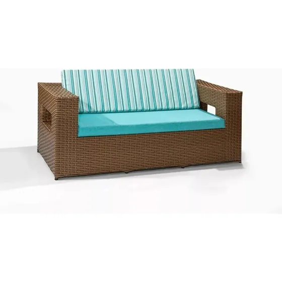 Sofá Glamour 1,40 Sofisticasa Junco Área Externa Jardim