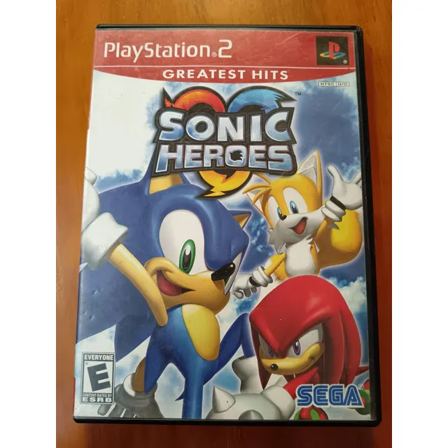 Sonic Heroes Sin Manual Para Tu Ps2
