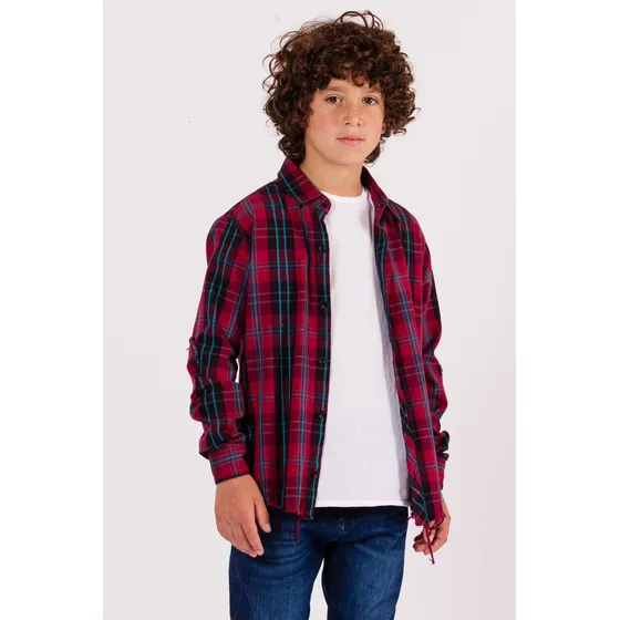 Camisa Y-agema Rojo Niños