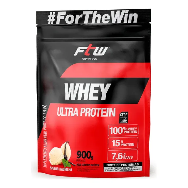 Whey Ultra Refil (900g) - Ftw Sabor Baunilha