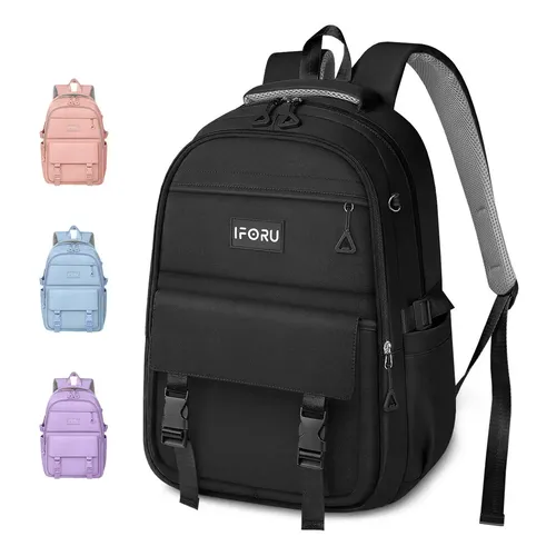 Totto Mochila Escolar Repelente A Líquidos Ergonómica Con Porta Laptop 14 20 Lt. Mochila Para Niño Ecole Acuarela. Multicolor 1 Lisa