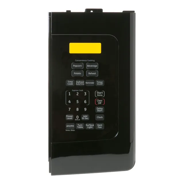 Ge Conjunto Panel Control Oem Genuino Negro Para Microonda