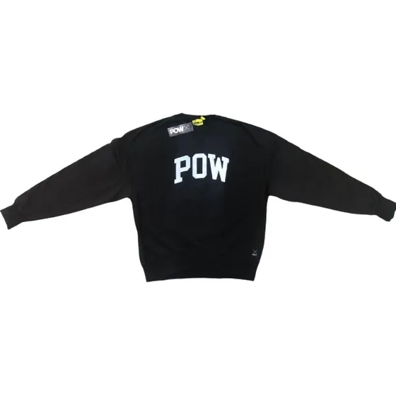  Sueter Sweter  Pow  Crew Neck  Color Marron Oscuro