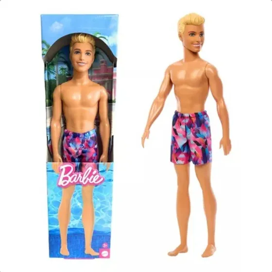 Barbie Boneco Ken De Praia Tye Dye Mattel - Hxx52