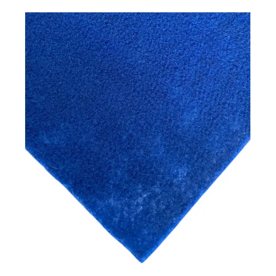 Fieltro Alfombra Moquete Para Piso 2m De Ancho Azul