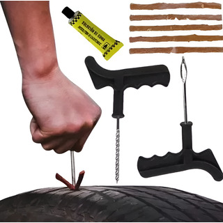Kit Para Parchar Llantas Sin Cámara Moto Rzr Auto Bici Etc Kit Para Parchar Llantas Sin Cámara Moto Rzr Auto Bici Etc