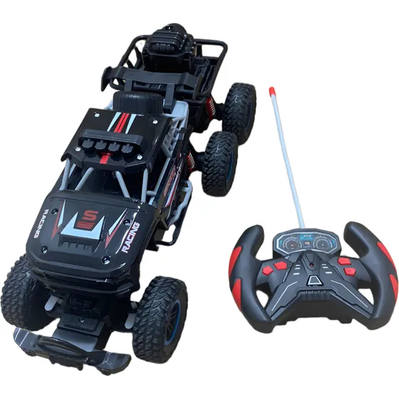 Auto Monster Control Remoto Niños Con Luces 6 Ruedas Y Humo