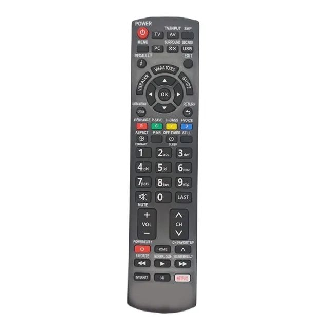 Control Para Panasonic Smartv / Lcd / Plasma Incluye Pilas.