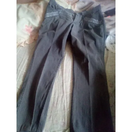 Pantalon Jeans Negro Usado